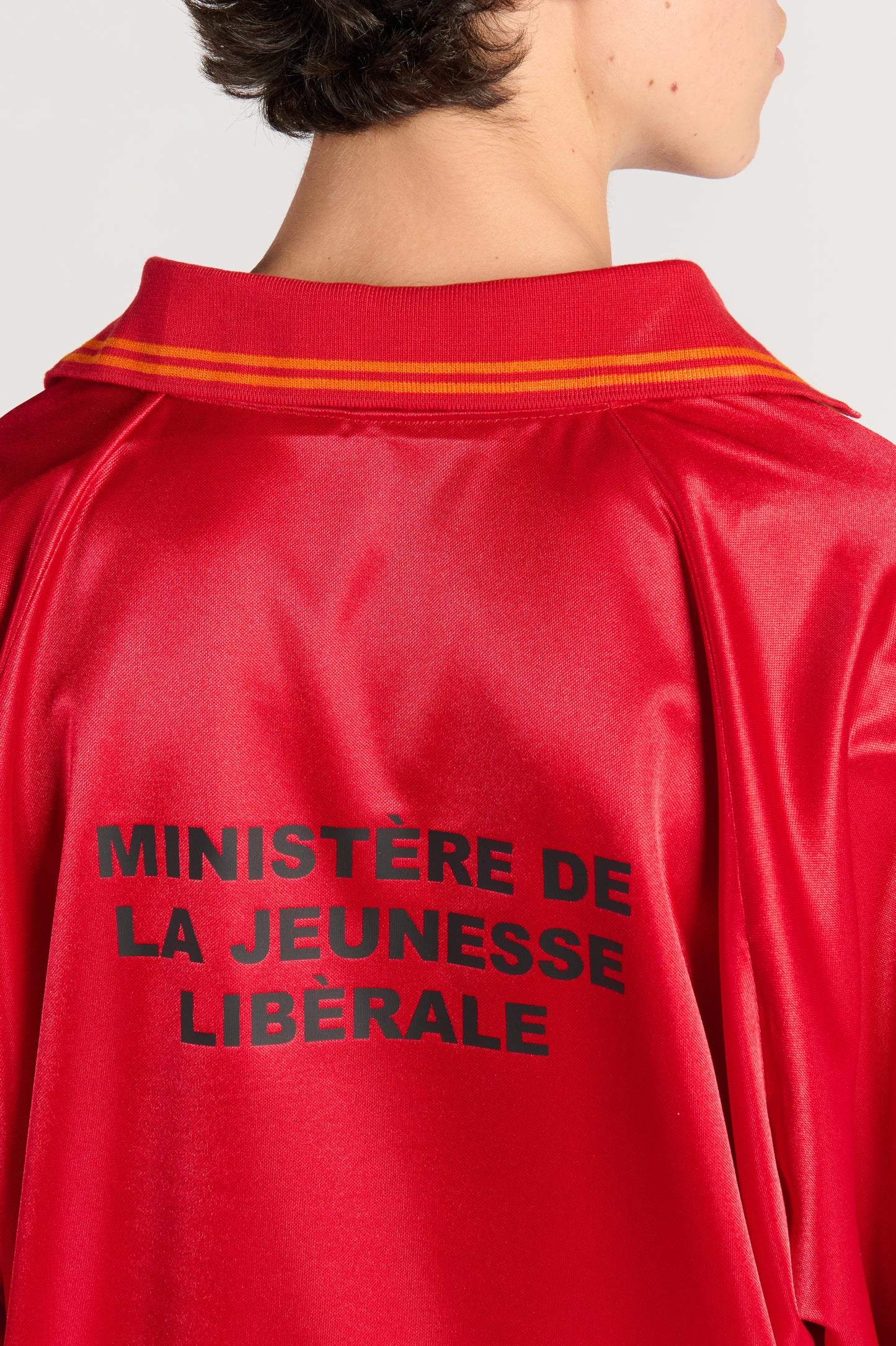 RETRO RED SOCCER JERSEY