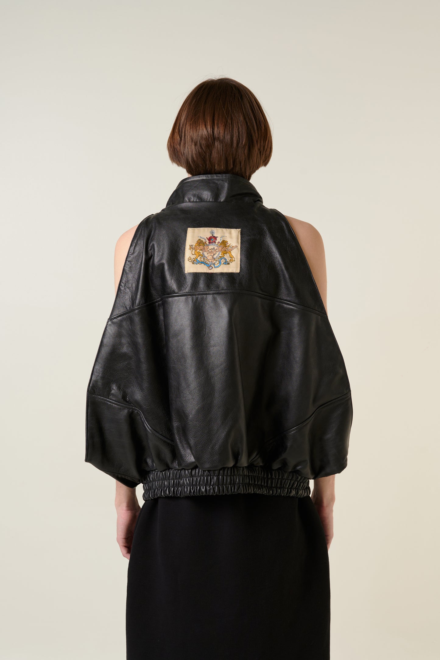 DARK LEATHER VEST