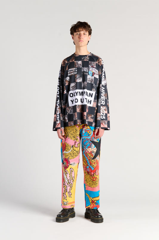 OLYMPIAN YOUTH BLACK / FOREST JERSEY