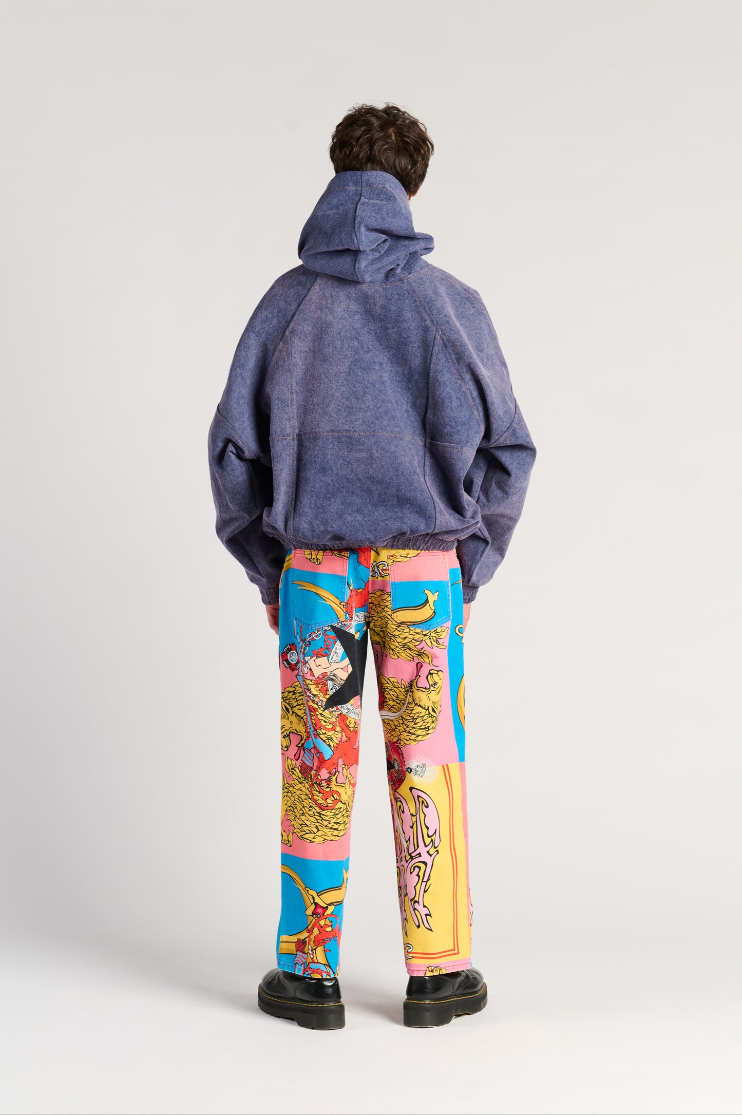 PURPLE DENIM  ANTI-HOODIE