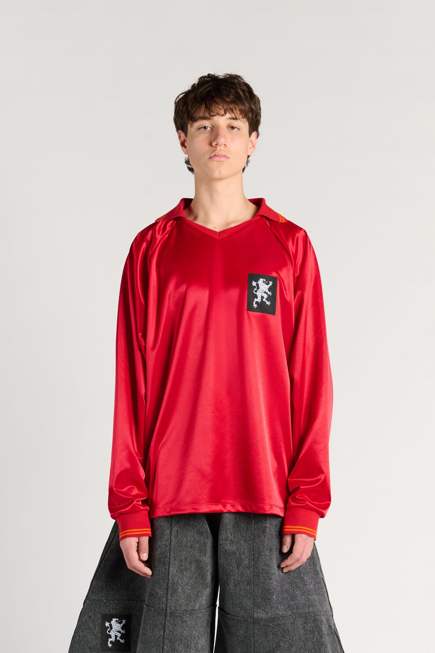 RETRO RED SOCCER JERSEY