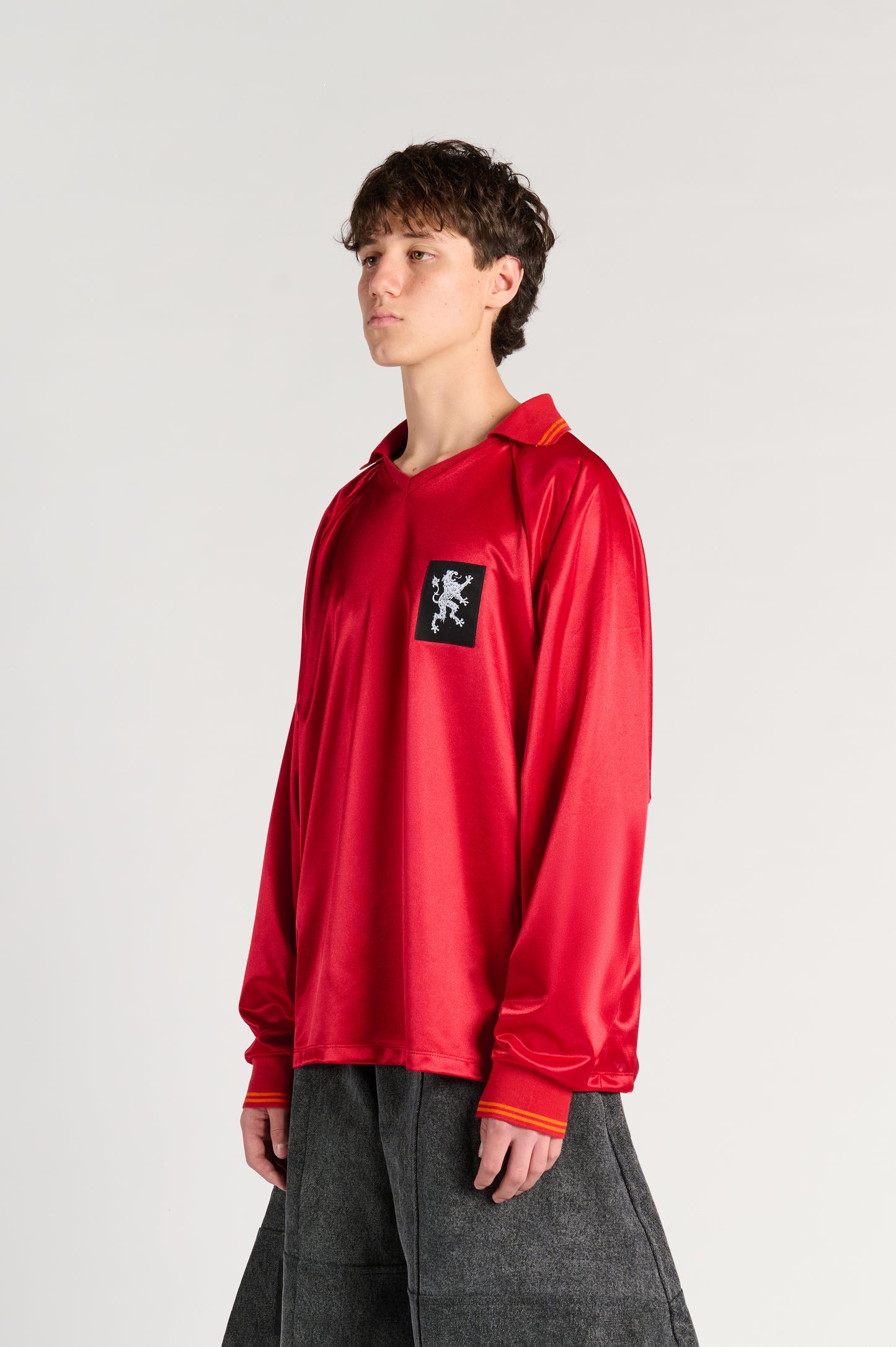 RETRO RED SOCCER JERSEY