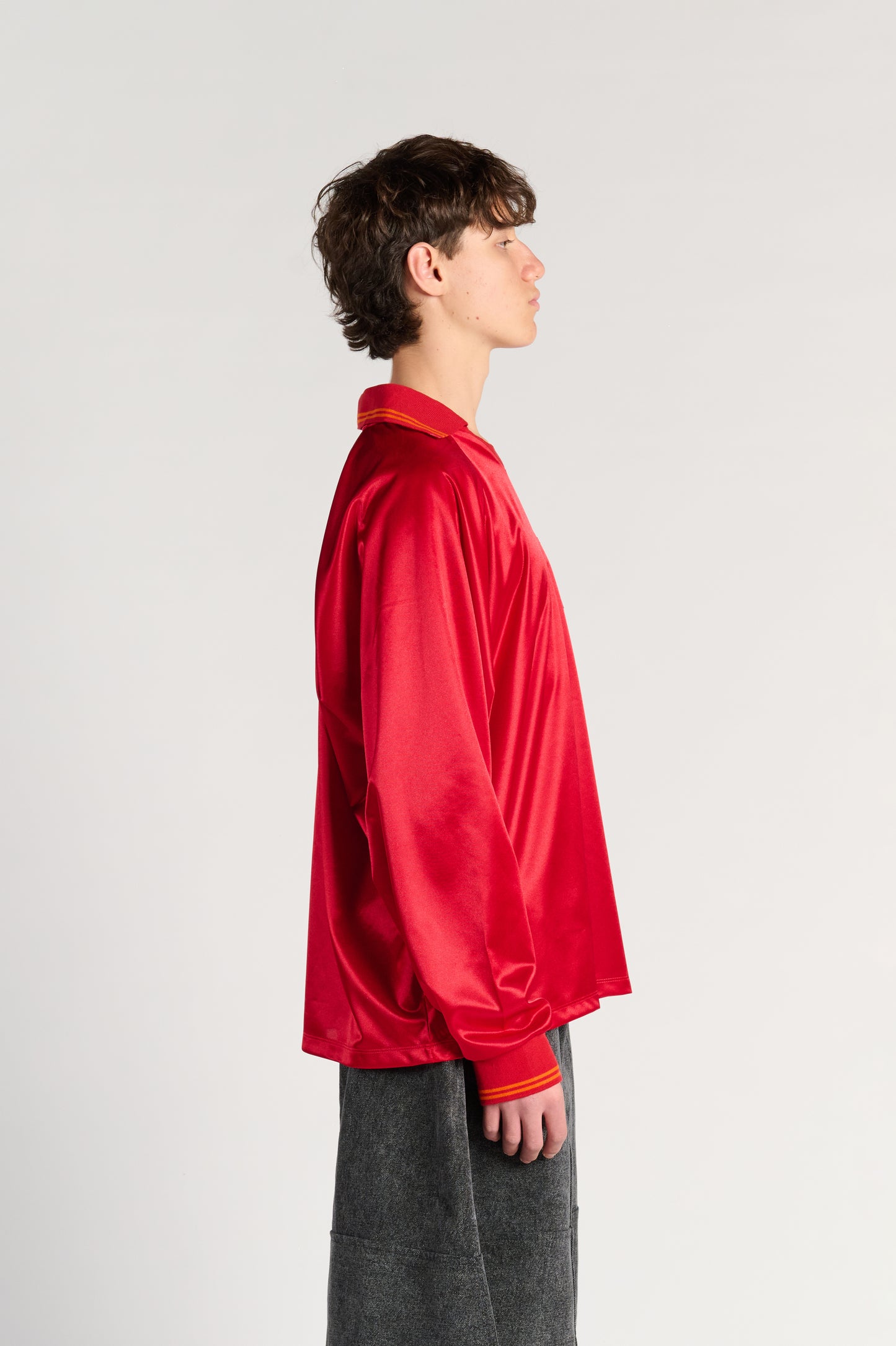 RETRO RED SOCCER JERSEY