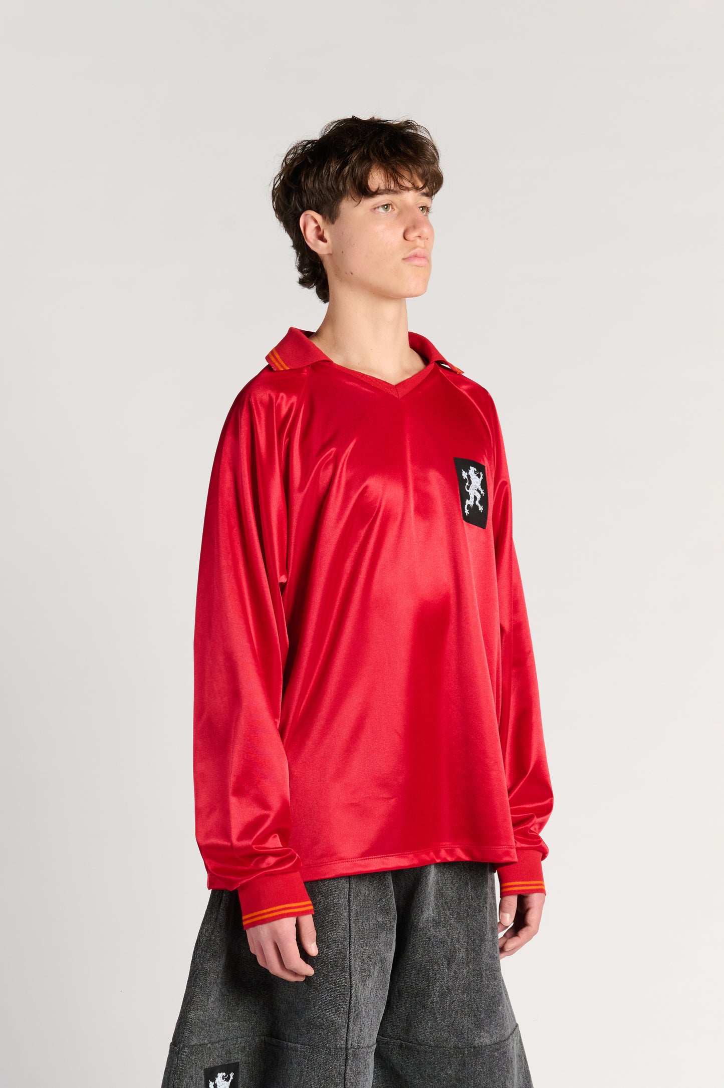 RETRO RED SOCCER JERSEY