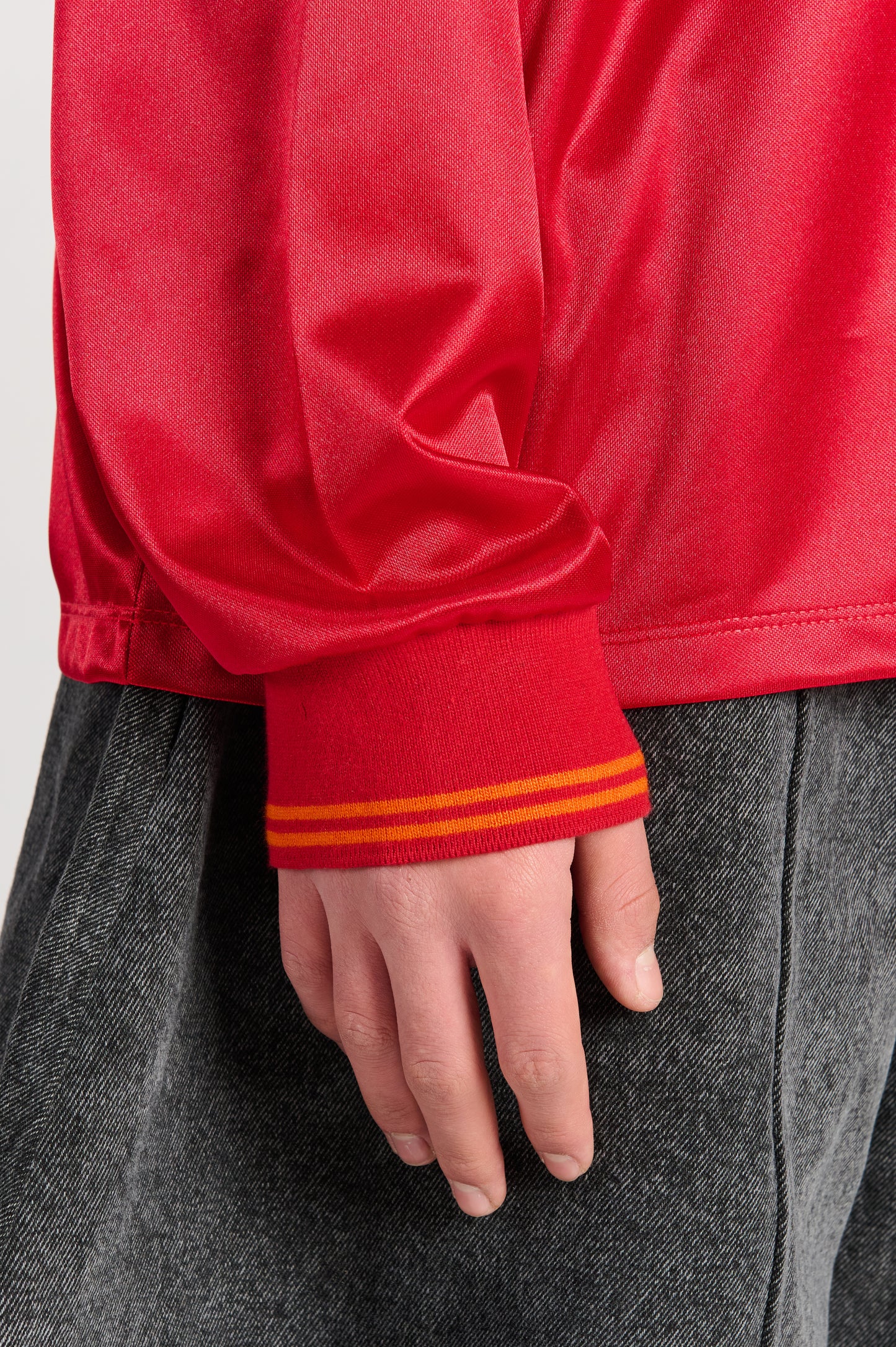 RETRO RED SOCCER JERSEY