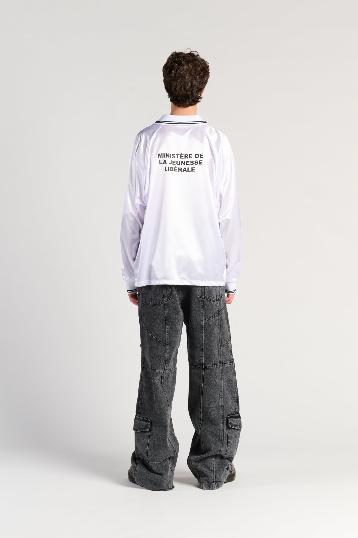 RETRO WHITE SOCCER JERSEY