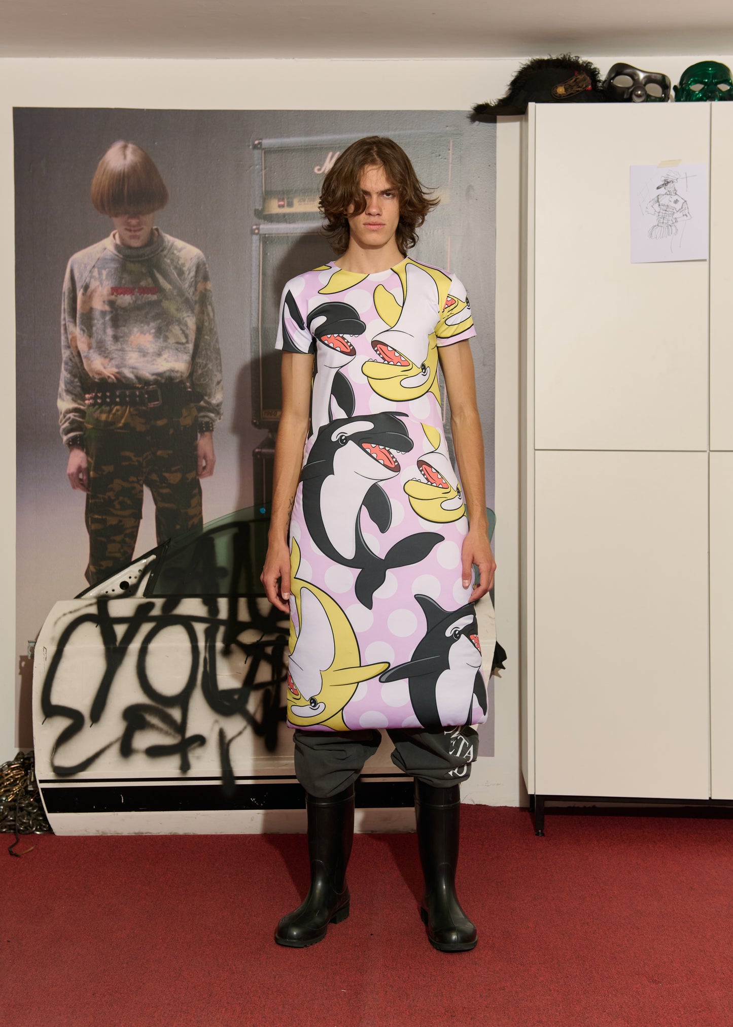 ARCHIVE Orcas Padded Dress