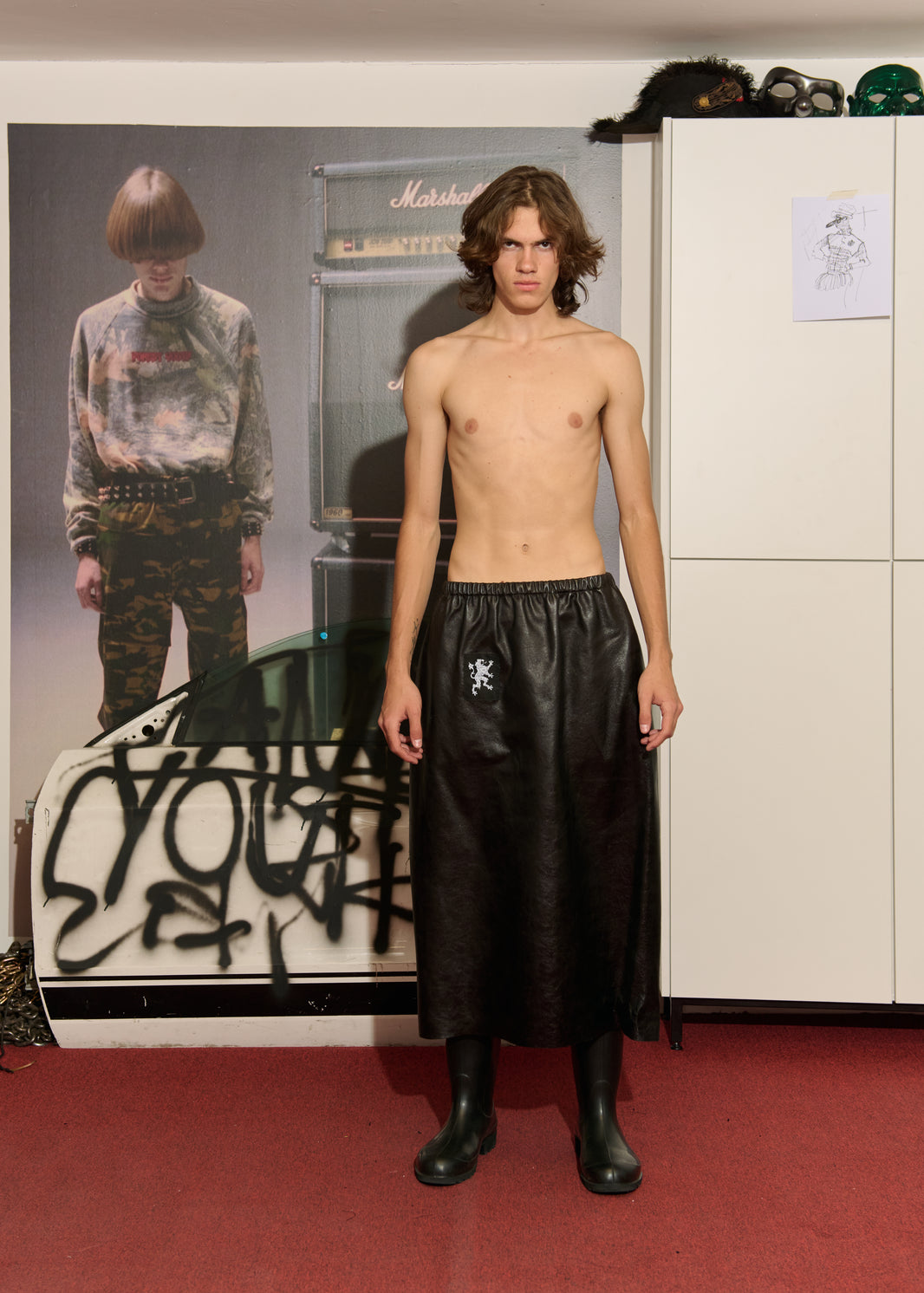 Leather Skirt