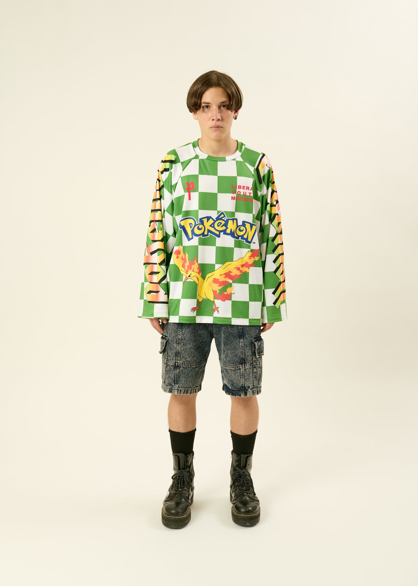 LYM X POKÉMON GREEN AND WHITE JERSEY