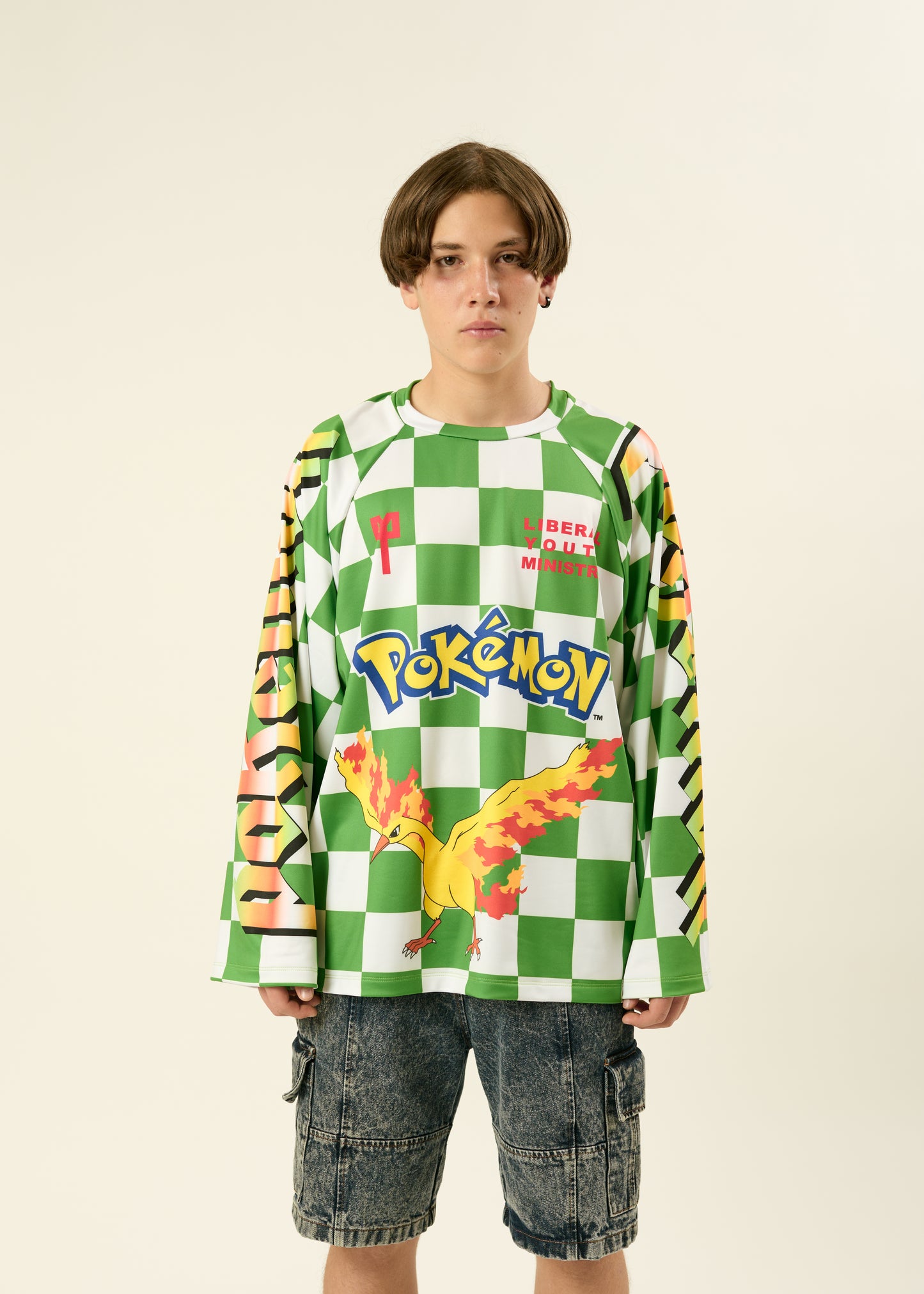 LYM X POKÉMON GREEN AND WHITE JERSEY