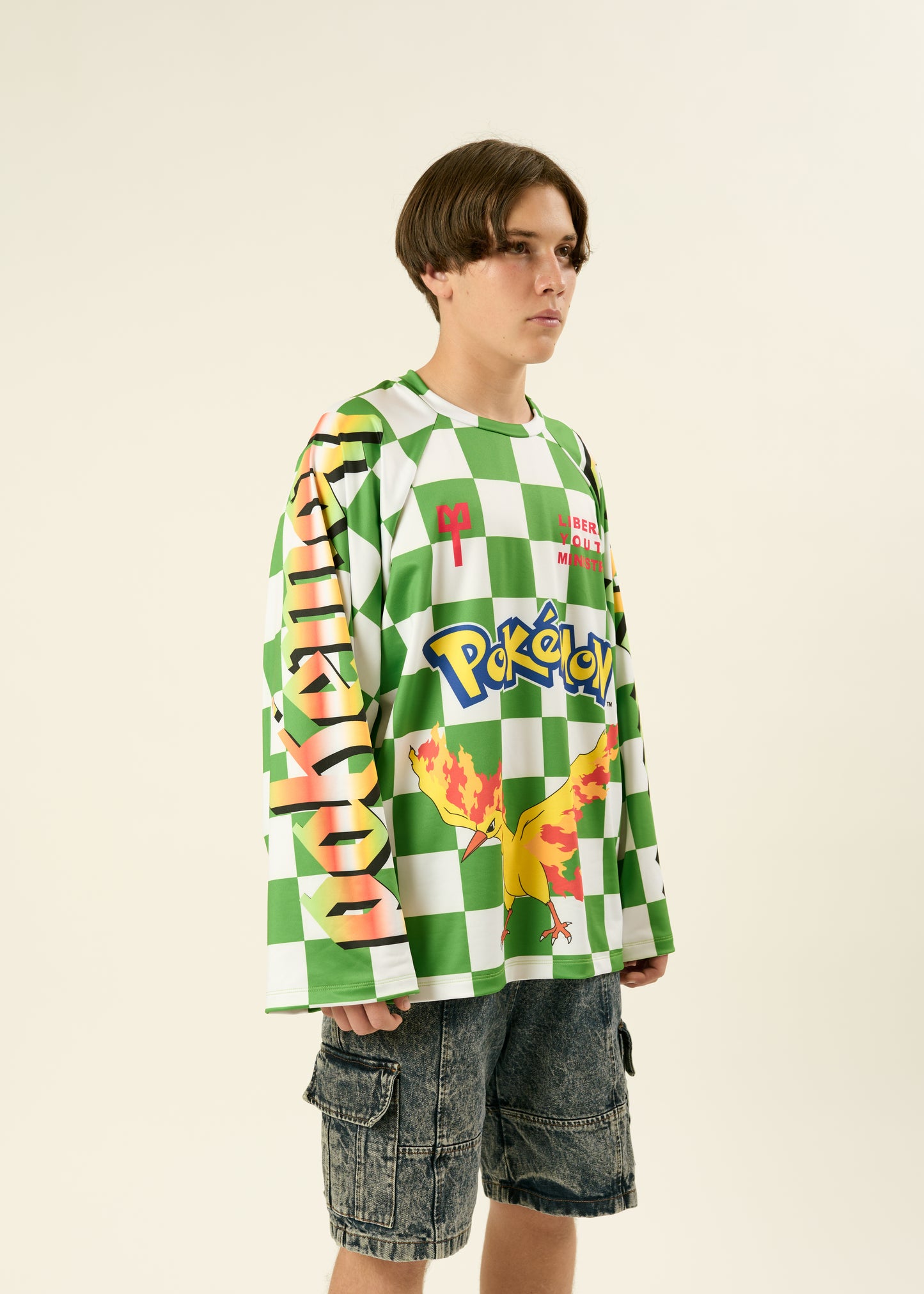 LYM X POKÉMON GREEN AND WHITE JERSEY