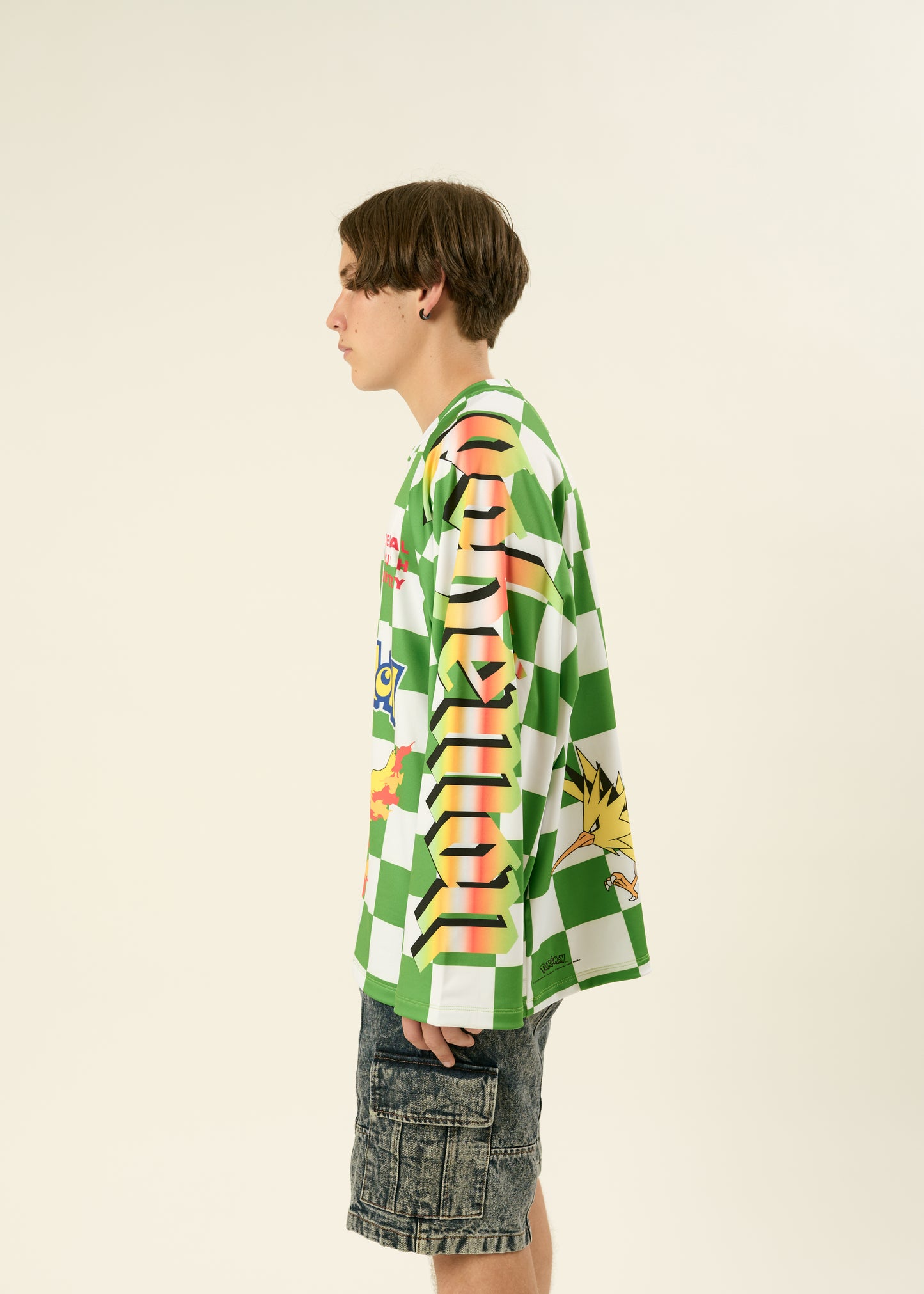 LYM X POKÉMON GREEN AND WHITE JERSEY