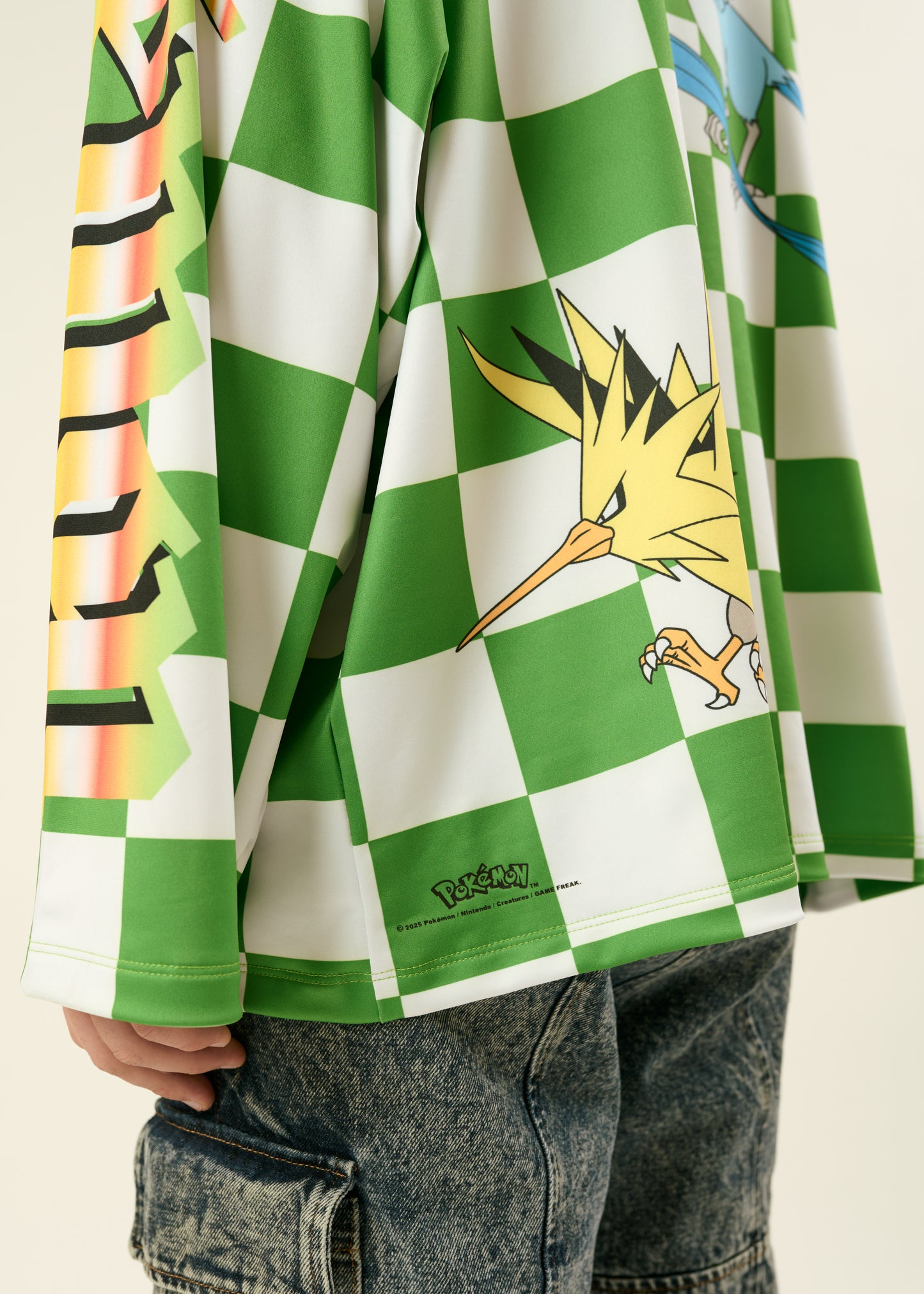 LYM X POKÉMON GREEN AND WHITE JERSEY