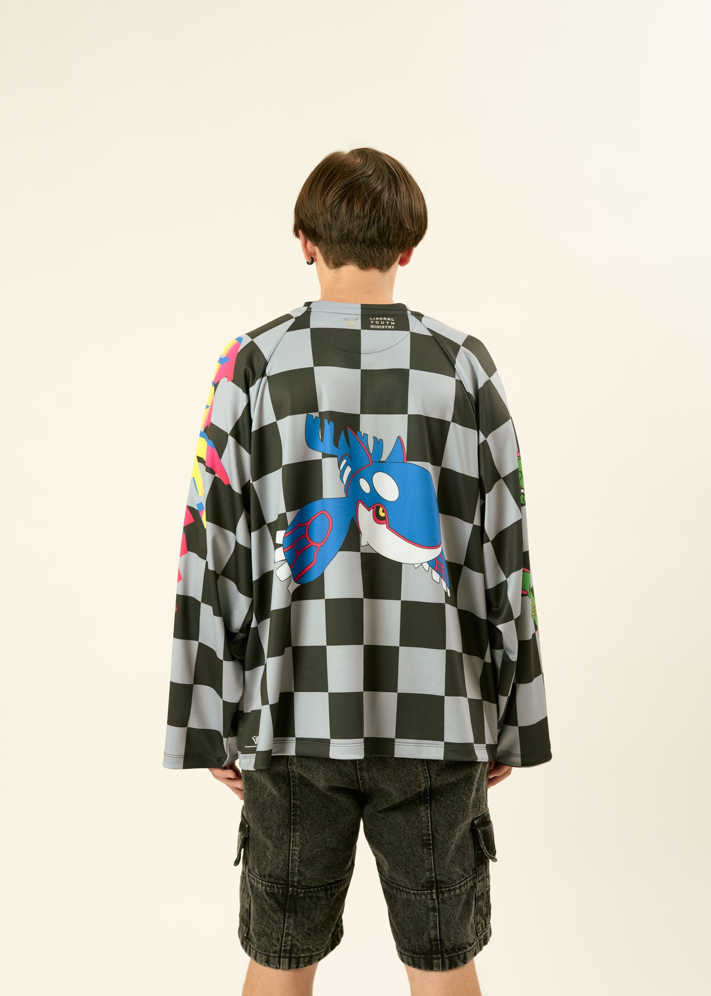 LYM X POKÉMON BLACK AND GRAY JERSEY