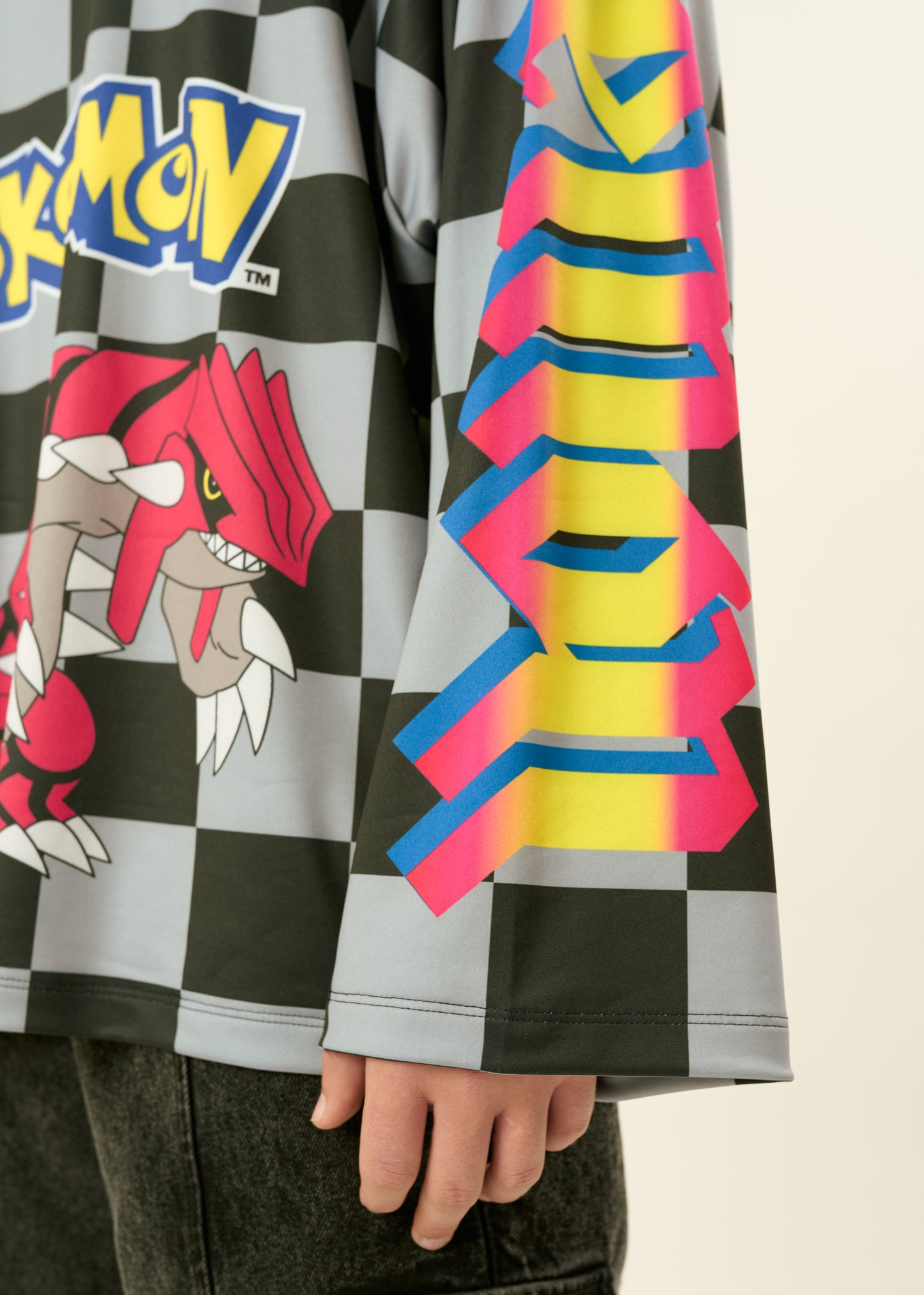 LYM X POKÉMON BLACK AND GRAY JERSEY