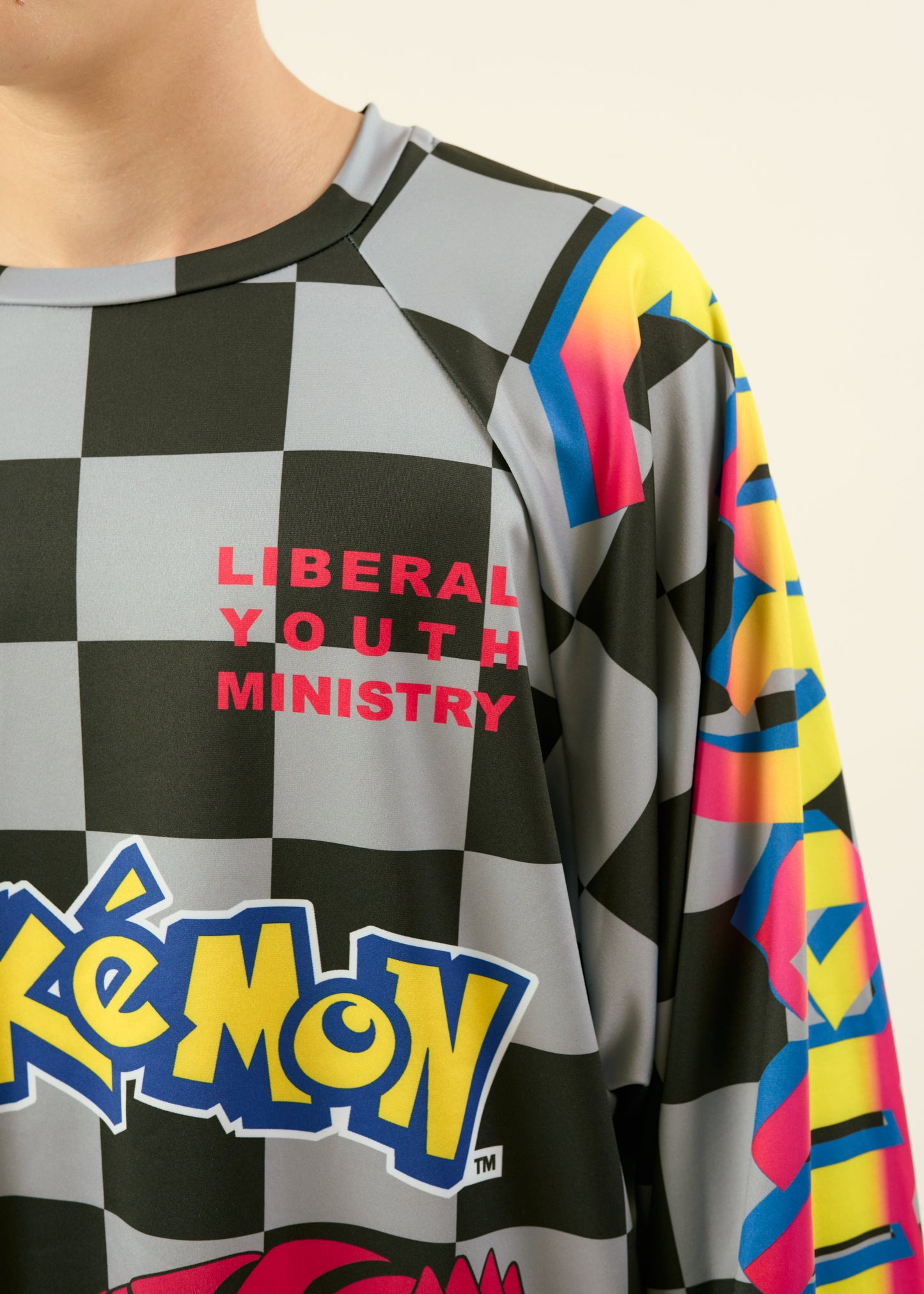 LYM X POKÉMON BLACK AND GRAY JERSEY