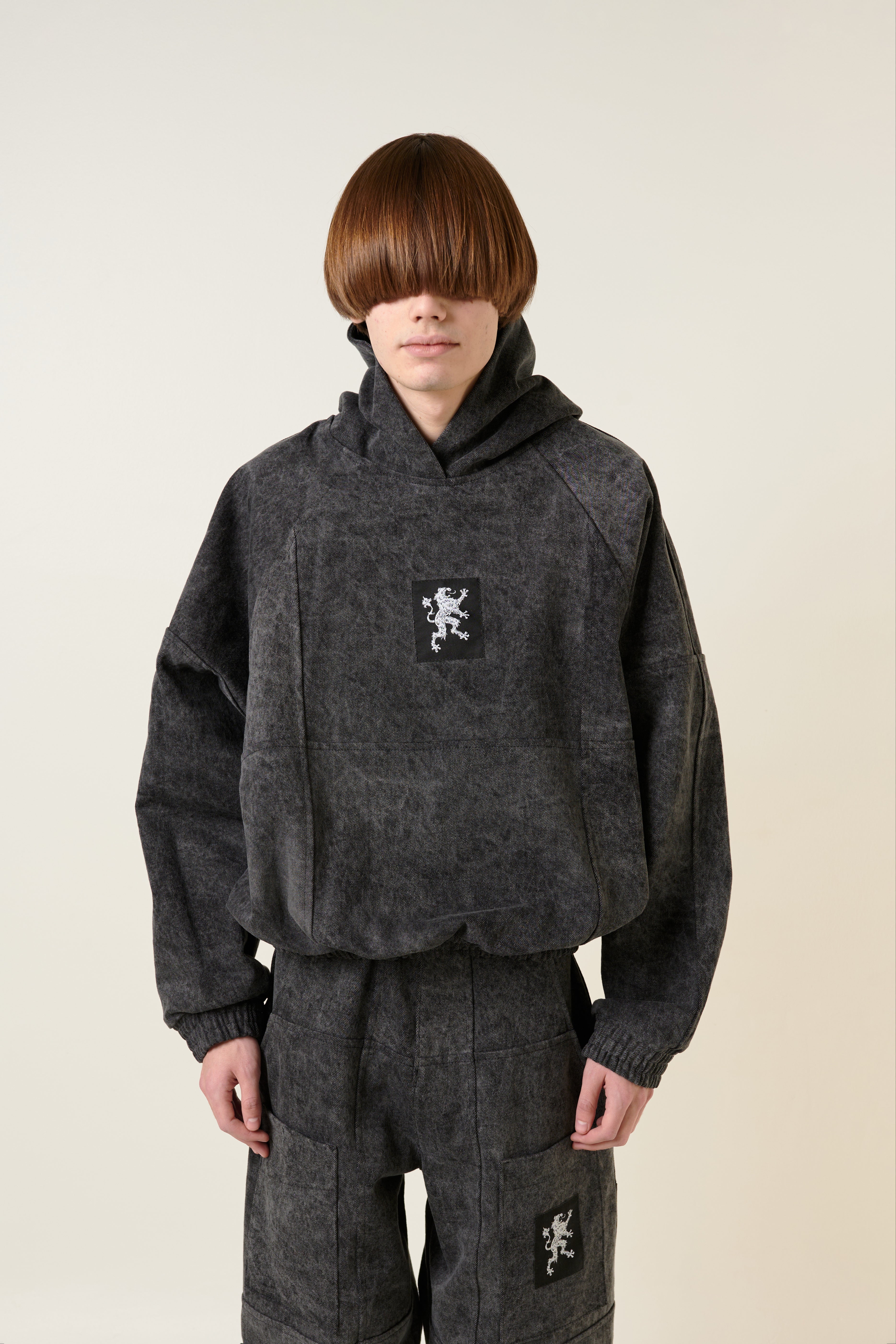 Liberal Youth Ministry DARK SOUTH スウェット LIBERAL YOUTH MINISTRY CROPPED SWEAT HOODIE BLACK SS24